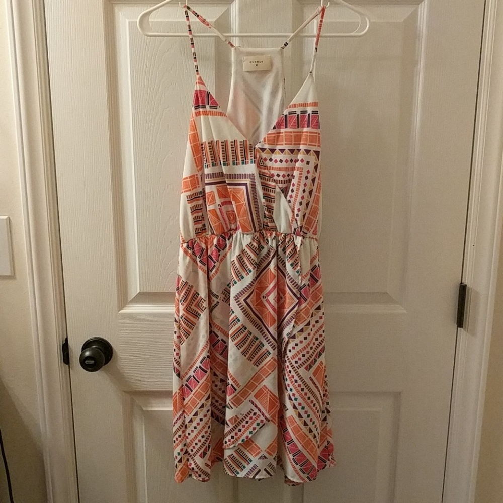 Multi colored geometrical dress